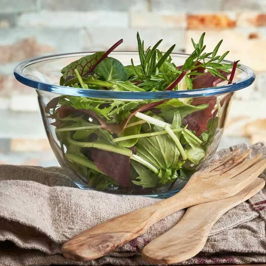 Pasabahce Large Glass Mixing Bowl — 102 Oz