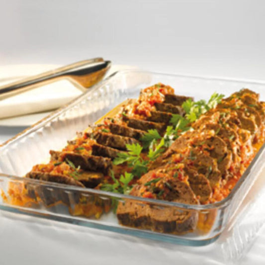 Pasabahce Glass Casserole Dish Rectangular — 126 Oz