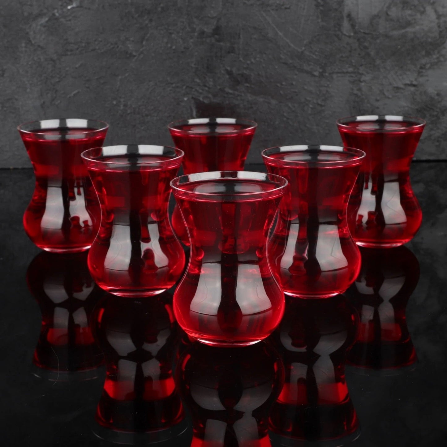 Turkish Teacup Set Nude 6 Piece — Pasabahce, 4.75 Oz
