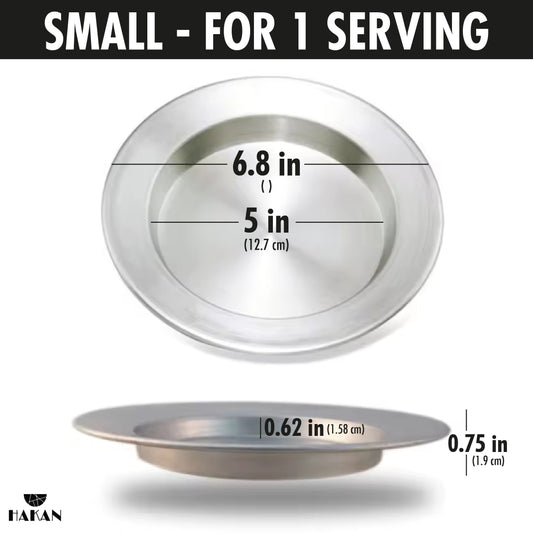 Kunafa Aluminum Baking and Serving Pan — 5 Size Options