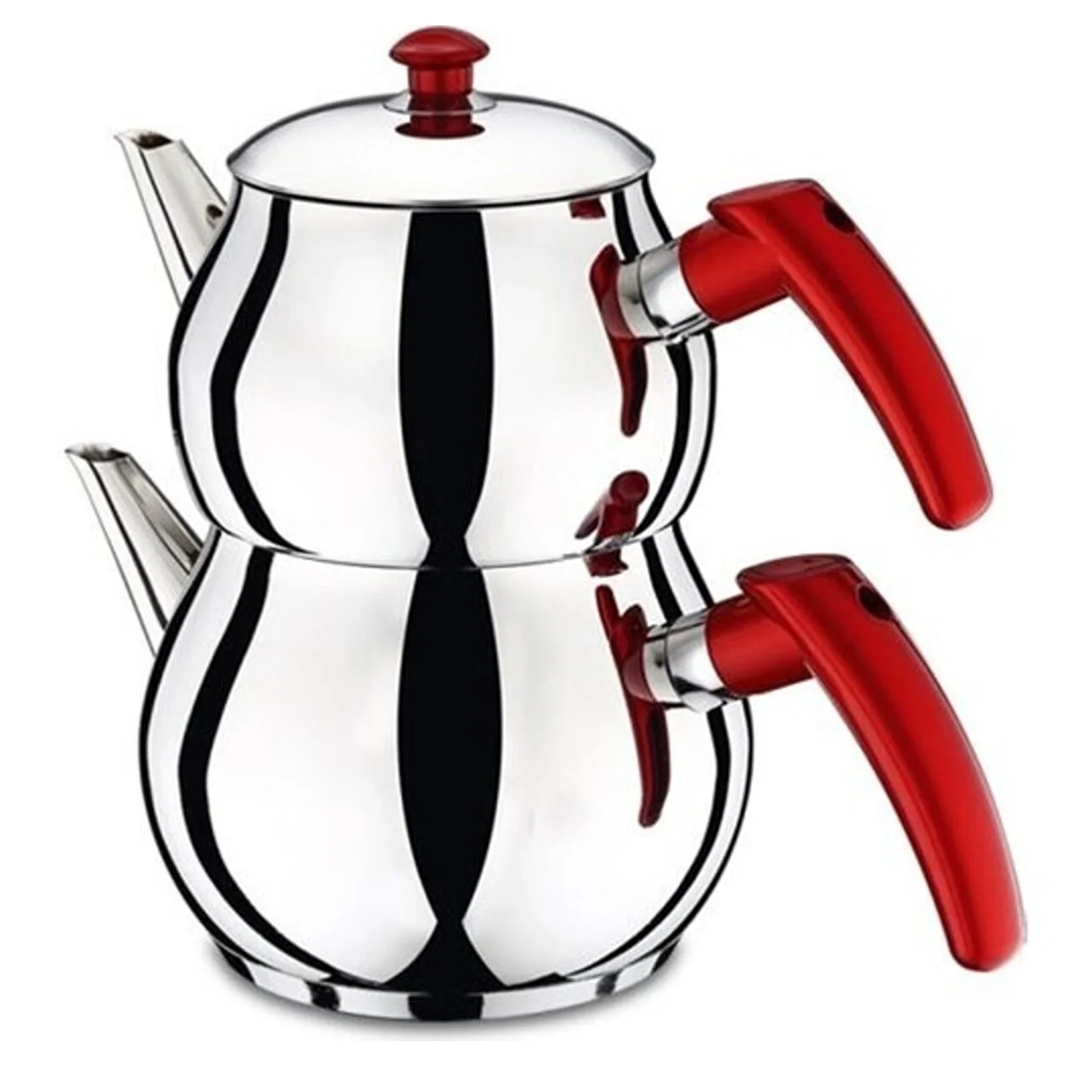 Turkish Teapot Set Stainless Steel — Kure Stovetop