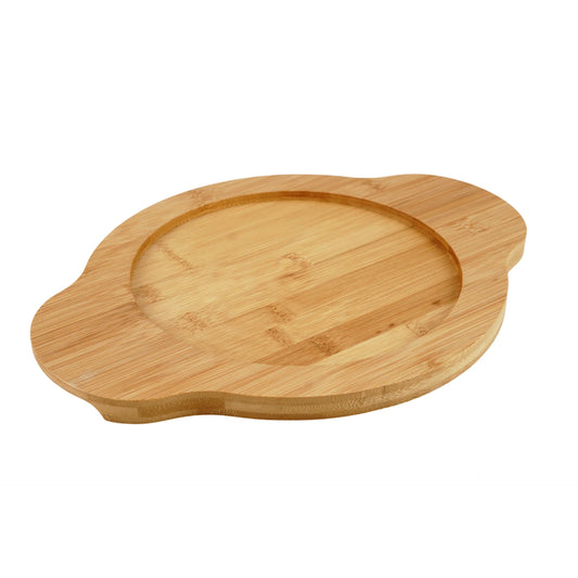 Bamboo Pan Stand Heat Resistant — 3 Sizes, 6.3 to 7.8 Inch