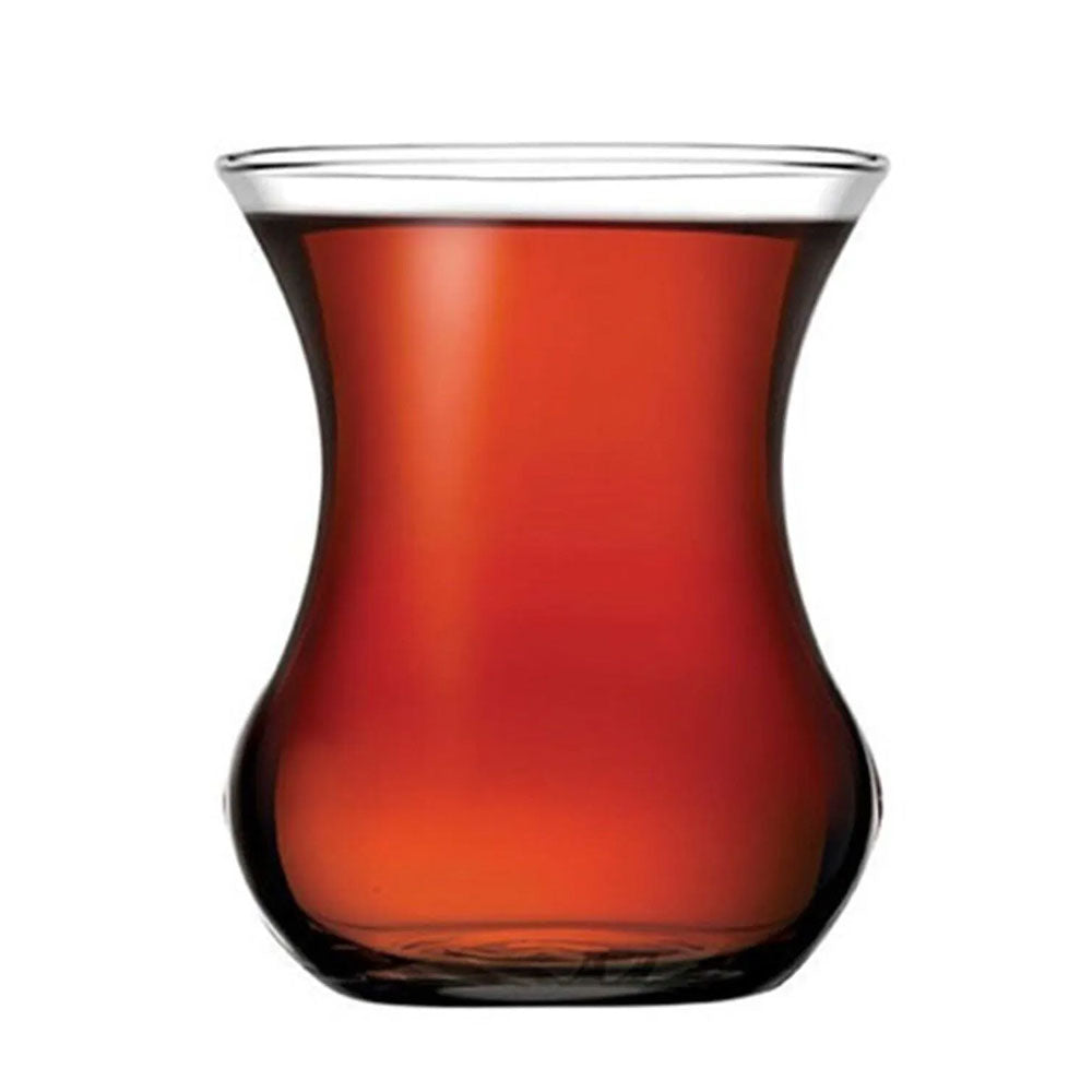 Turkish Tea Glass Set 6 Piece — Aurora Clear, 5.2 Oz