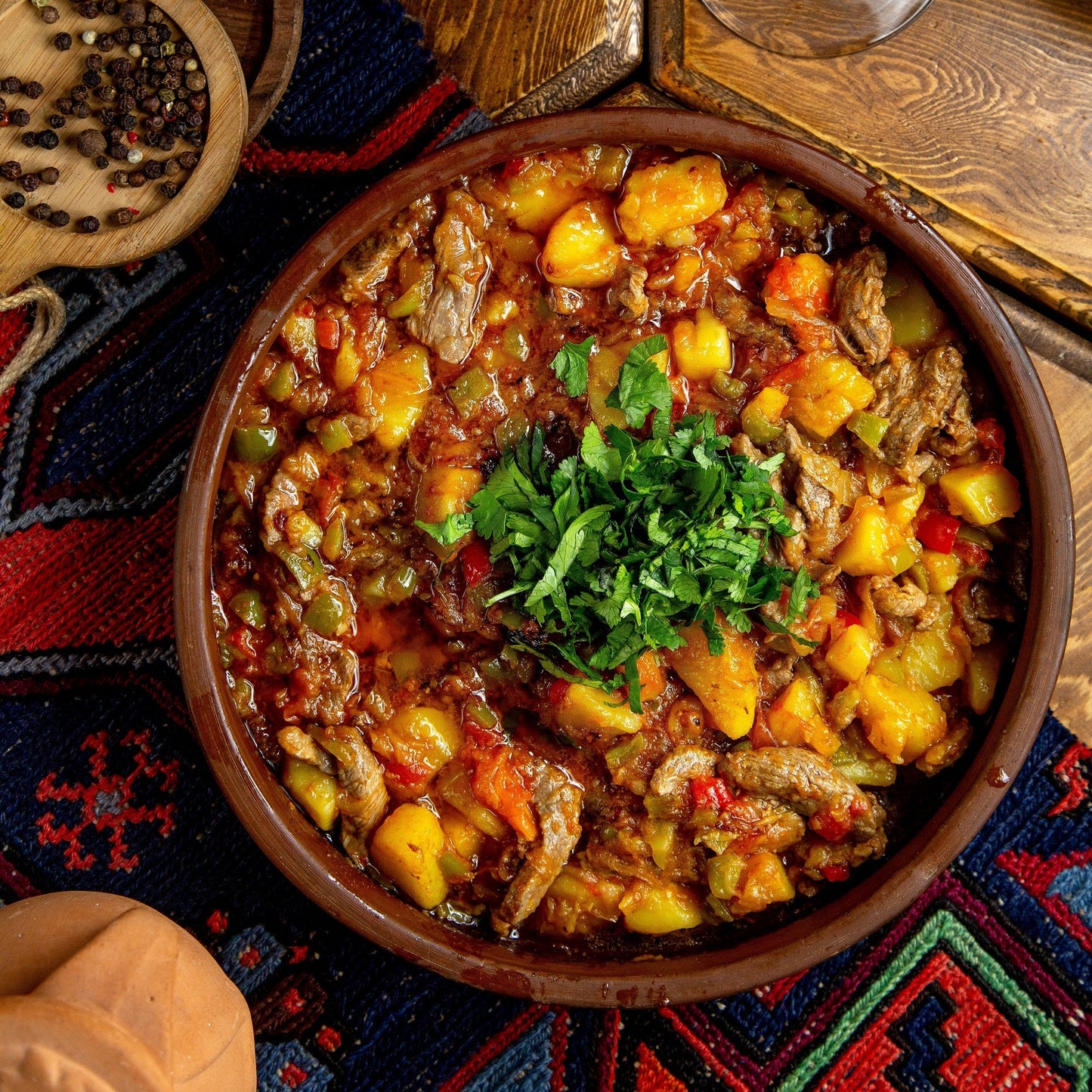 Terracotta Cazuela Cooking Pan Glazed — 11 Inch