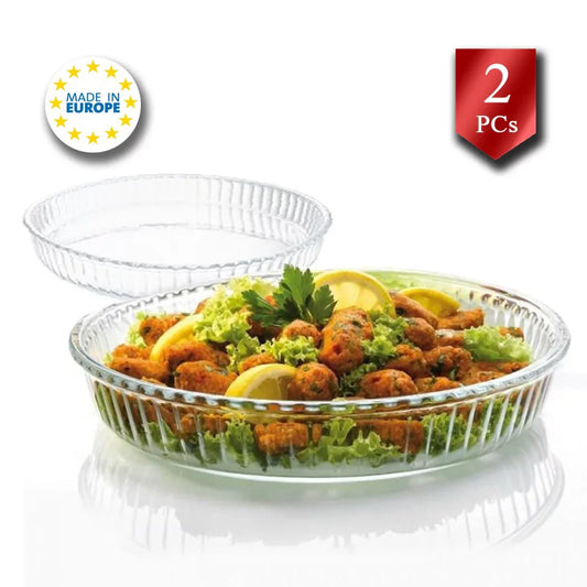 Pasabahce Clear Glass Baking Dish Set Oven-Safe — Set of 2