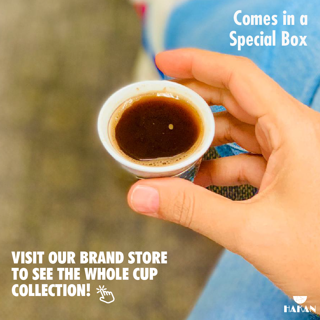 Mirra Coffee Cups with Holders 6 Piece — 1.8 Oz Gold or Silver