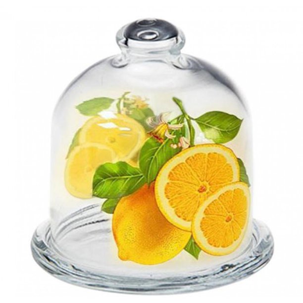Pasabahce Glass Food Preservation Dish with Dome Lid — 4 Inch