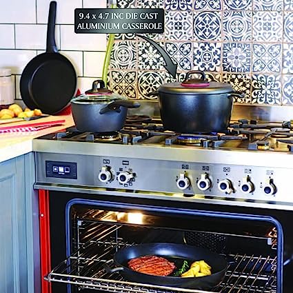 Korkmaz Gusto Die Cast Aluminum Casserole Pot