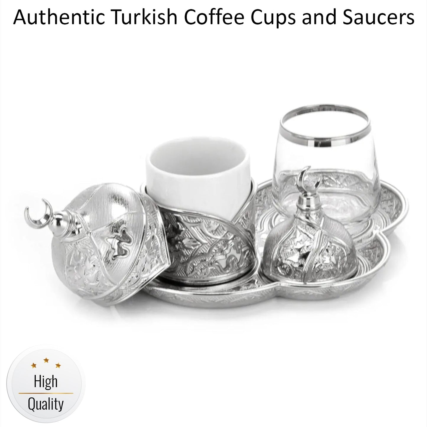 Turkish Coffee Service Set for One Person — Sena, 2 Oz