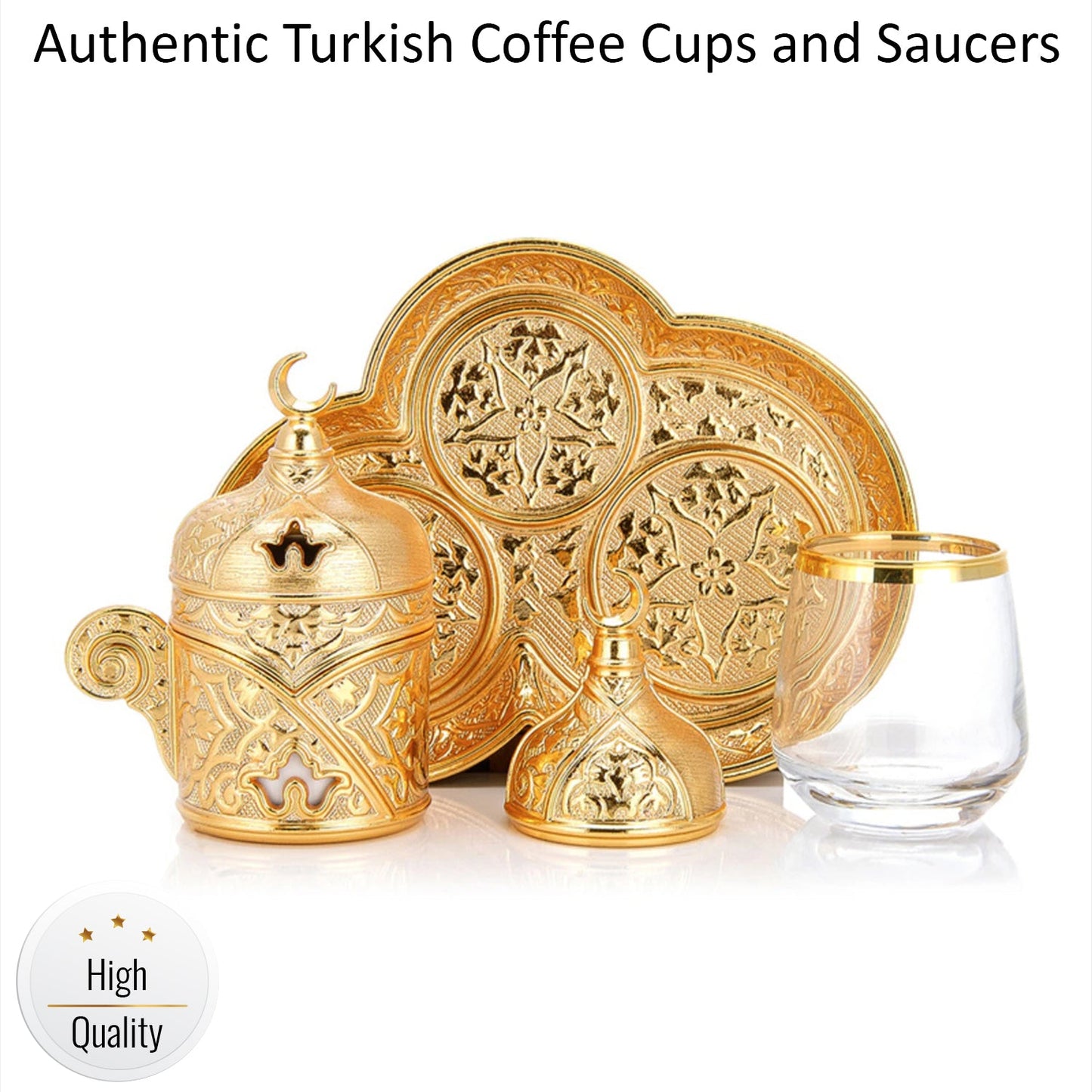 Turkish Coffee Service Set for One Person — Sena, 2 Oz