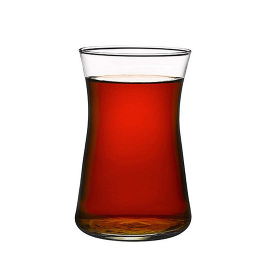 Turkish Tea Cup Set 6 Piece — Pasabahce Heybeli, 5.4 Oz