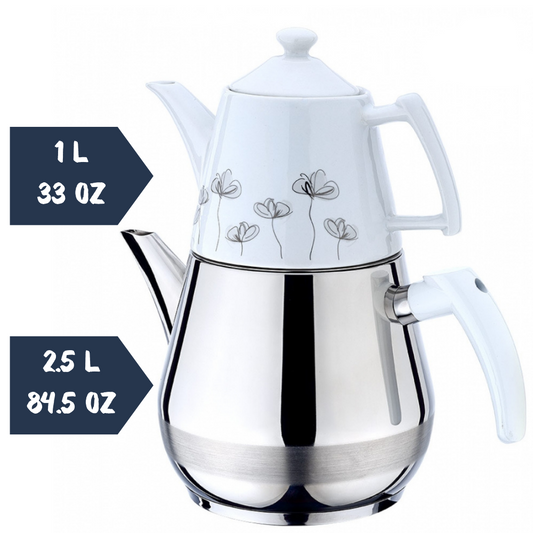 Turkish Teapot Set — Topac Atlas, 33 & 84.5 Oz