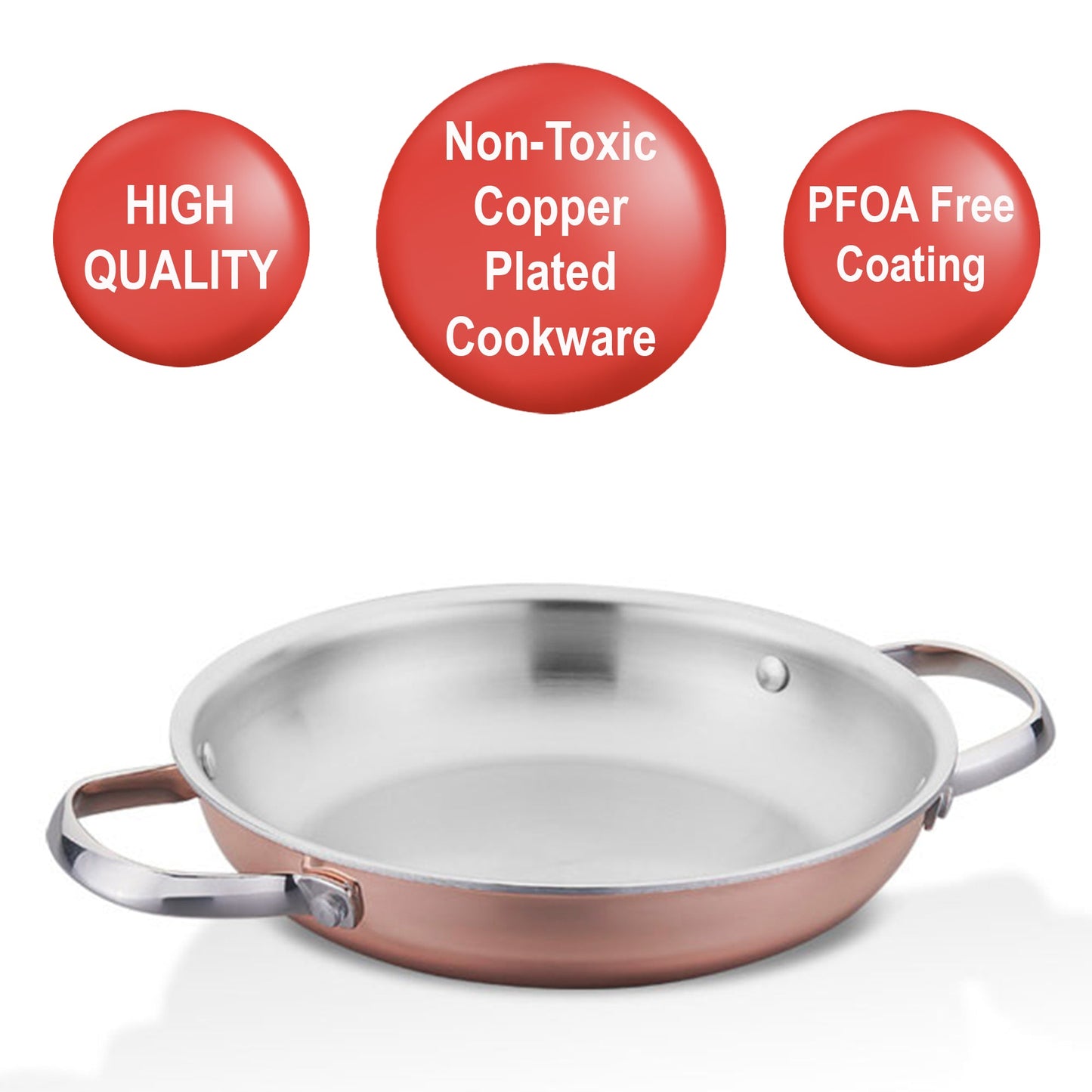 Korkmaz Divani Double Handle Omelette Pan