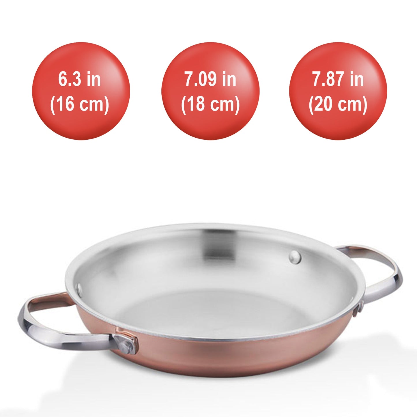 Korkmaz Divani Double Handle Omelette Pan