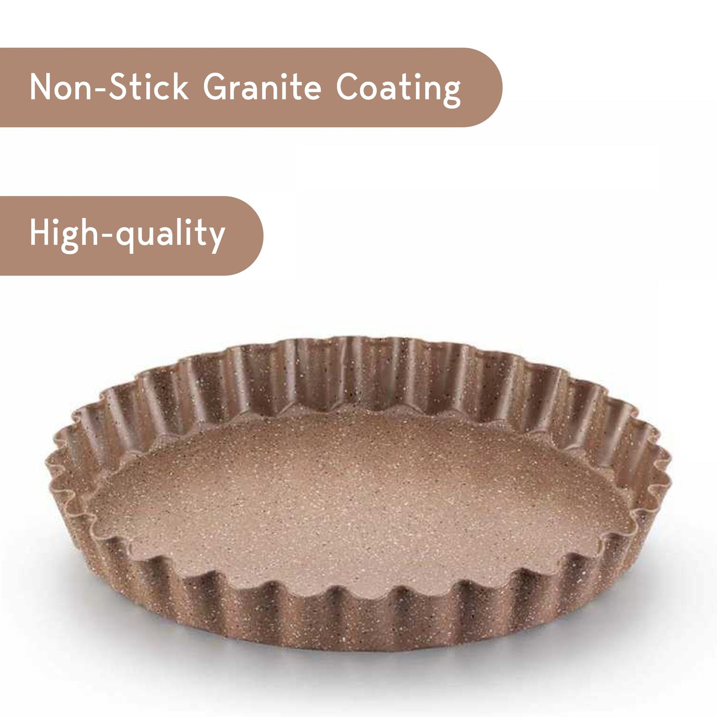 Korkmaz Granite Nonstick Tart Quiche Pie Pan — Torta