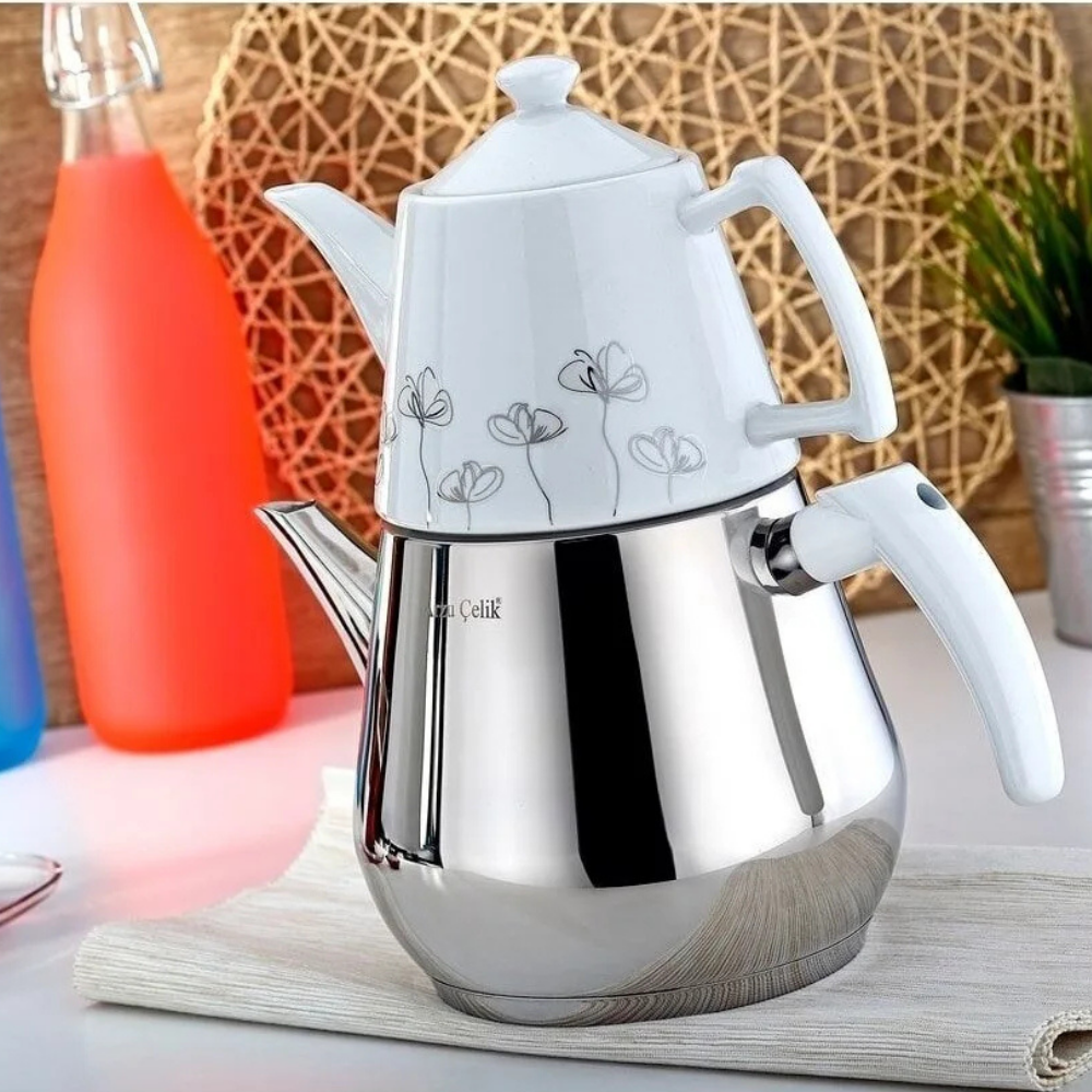 Turkish Teapot Set — Topac Atlas, 33 & 84.5 Oz