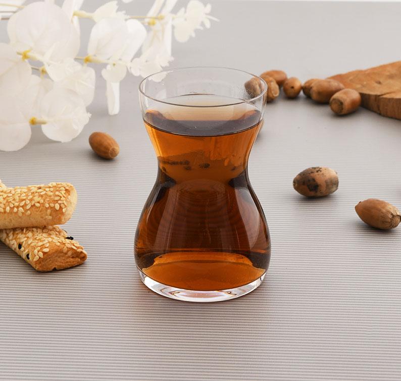 Turkish Teacup Set Ruba 6 Piece — Pasabahce, 5 Oz