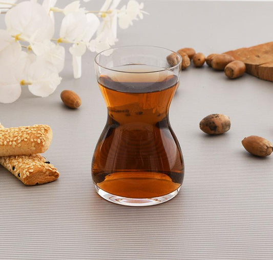 Turkish Teacup Set Ruba 6 Piece — Pasabahce, 5 Oz