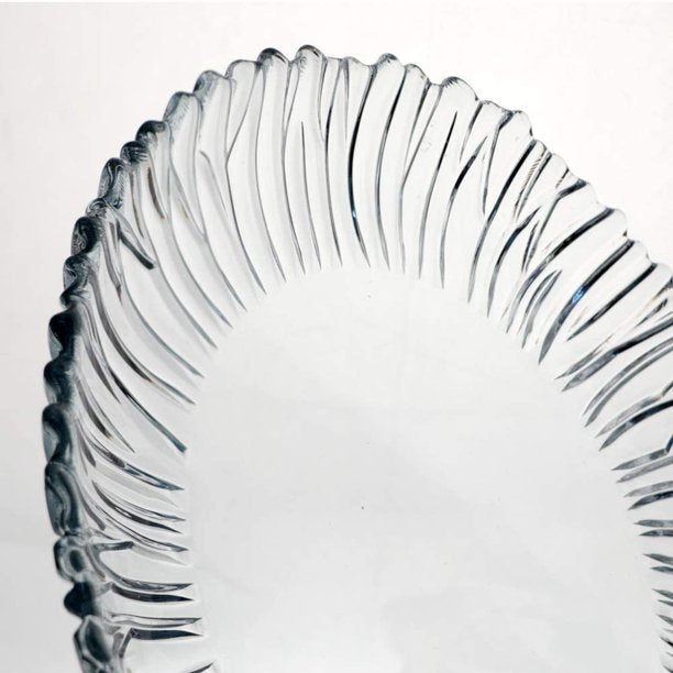 Pasabahce Aurora Glass Service Plate Round — 12.6 Inch