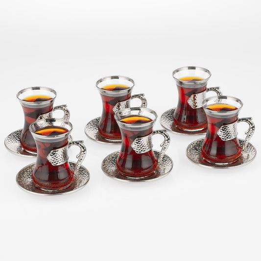 Tea Cups Gift Set for Women 6 Piece — 4.22 Oz