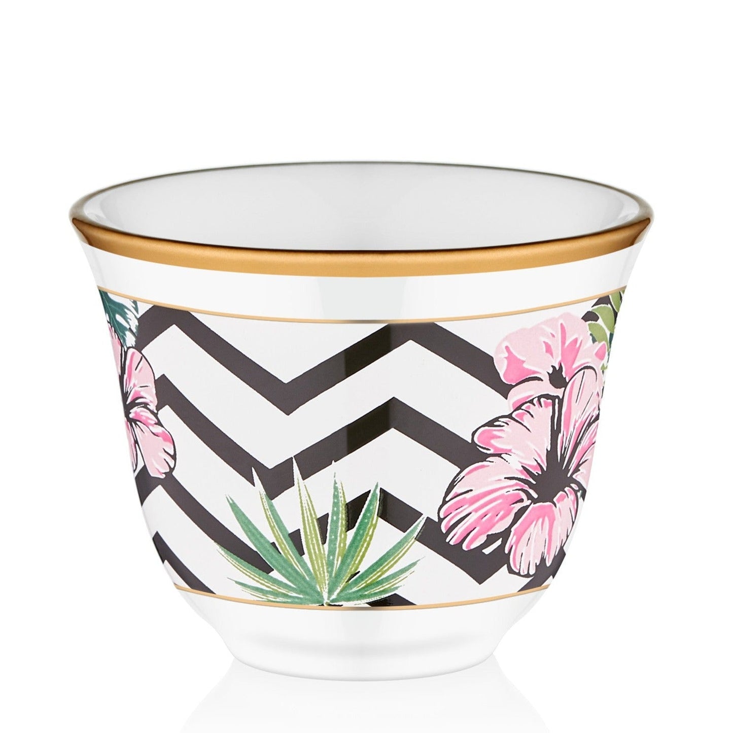 Mirra Coffee Cups Painted — Cassandra 6 Piece, 2 Oz