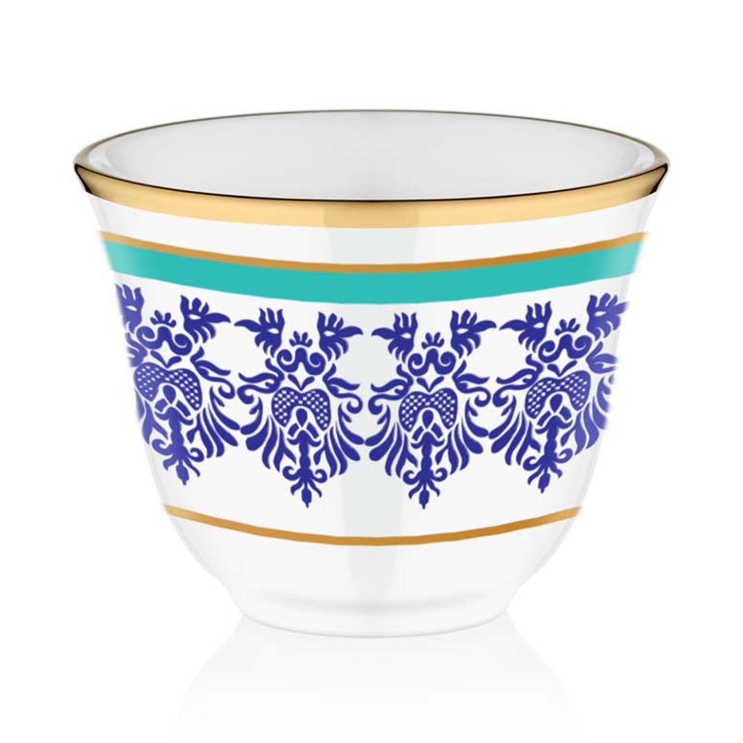 Arabic Mirra Coffee Cups Fancy — 6 Piece, 1.7 Oz