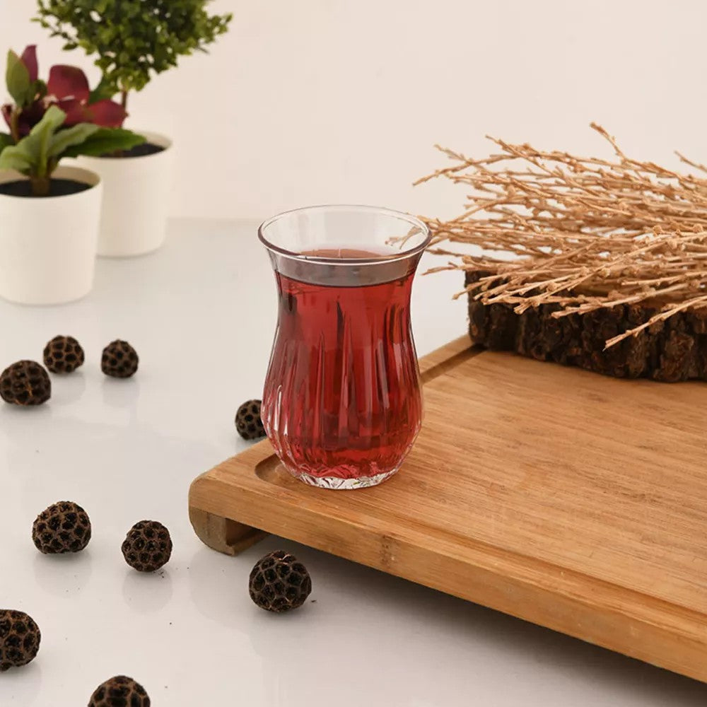 Turkish Tea Cup Set 6 Piece — Pasabahce Echo, 5.5 Oz