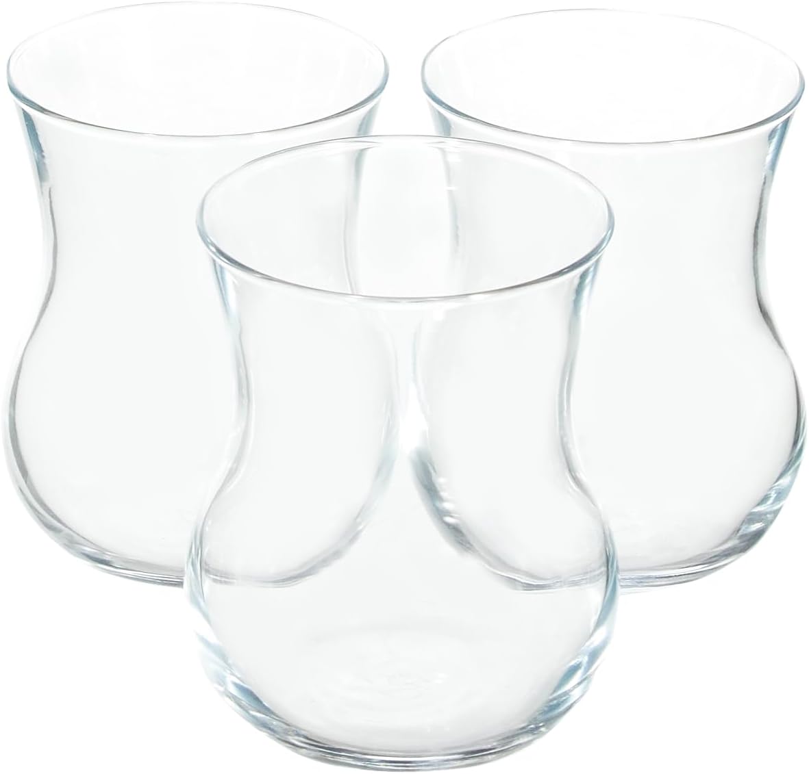 Turkish Teacup Set Semaver 3 Piece — Pasabahce, 9.75 Oz