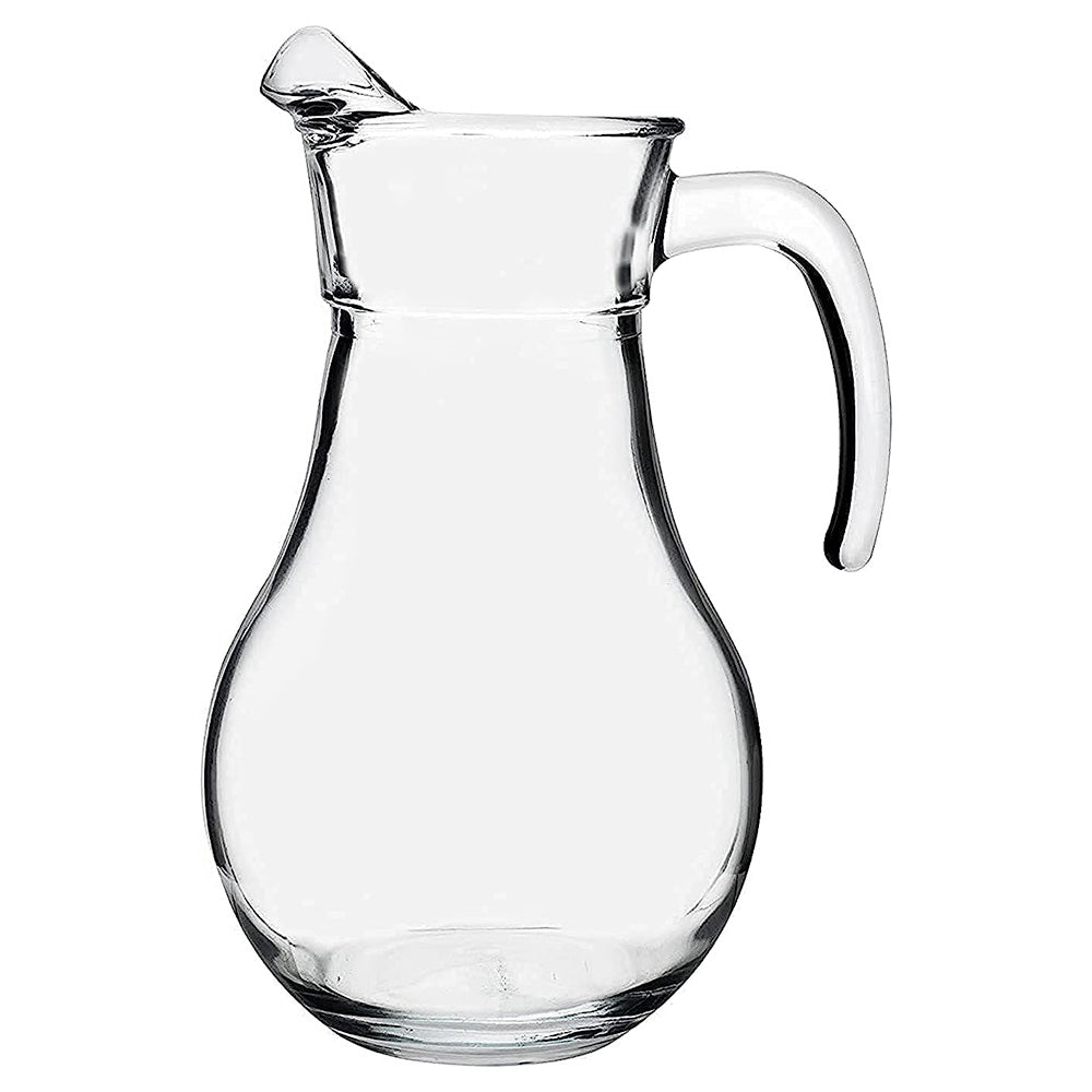 Pasabahce Bistro Glass Water Jug with Lid — 61 Oz