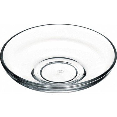 Turkish Tea Glass Saucers Uskudar Collection — Pasabahce, 4 Inch