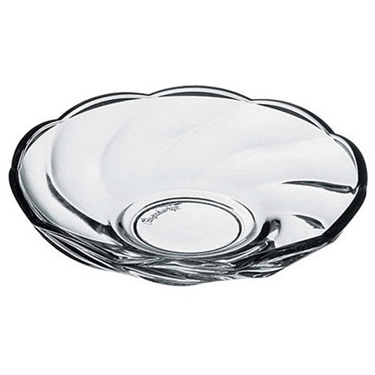 Turkish Tea Saucer Set 6 Piece — Pasabahce Bulgurlu, 4.3 Inch