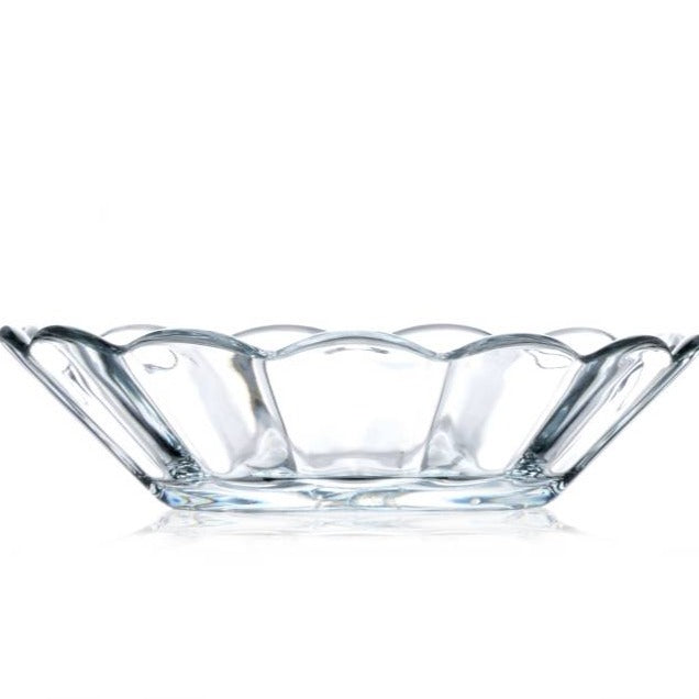 Turkish Teacup Saucers Tempo Flower Style — Pasabahce, 4.2 Inch