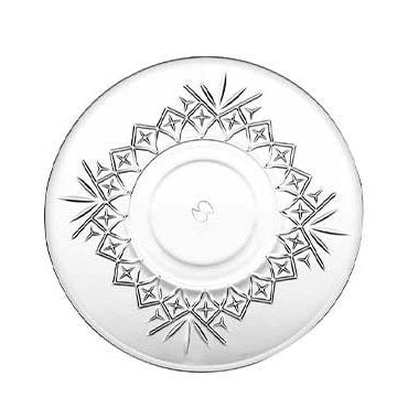 Turkish Tea Saucer Set 6 Piece — Pasabahce Timeless Round Glass Plates