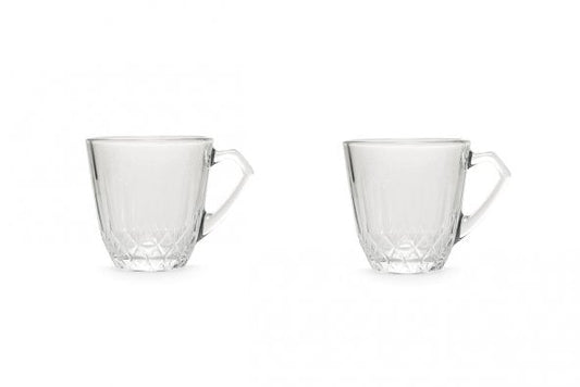 Tea Mug with Handle 2 Piece — Pasabahce Mercan, 5.5 Oz