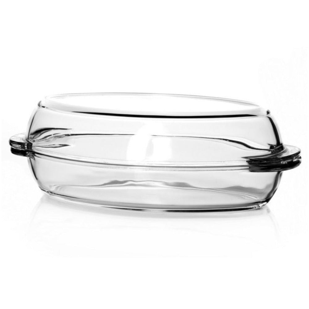 Pasabahce Glass Casserole with Lid — 76 Oz