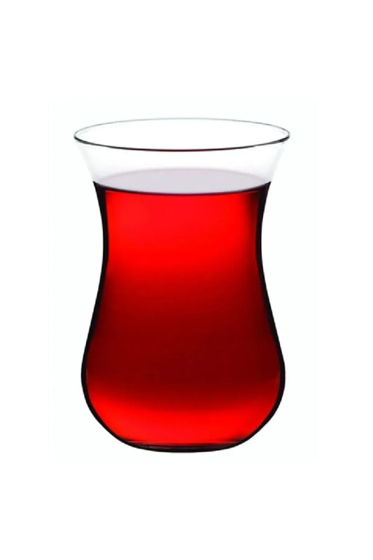Turkish Tea Cup Set 6 Piece — Pasabahce Izmir, 5.5 Oz