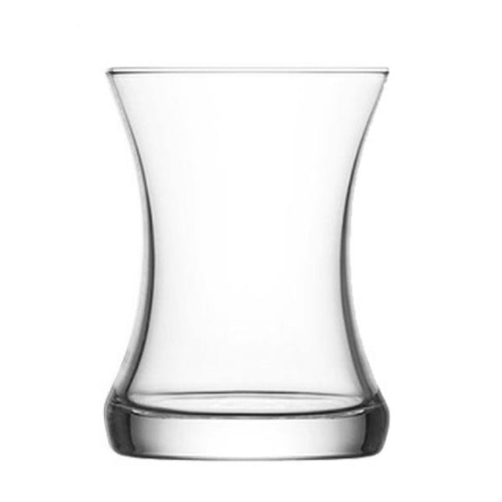 Turkish Tea Glass Set Misis 6 Piece — Pasabahce, 5.4 Oz