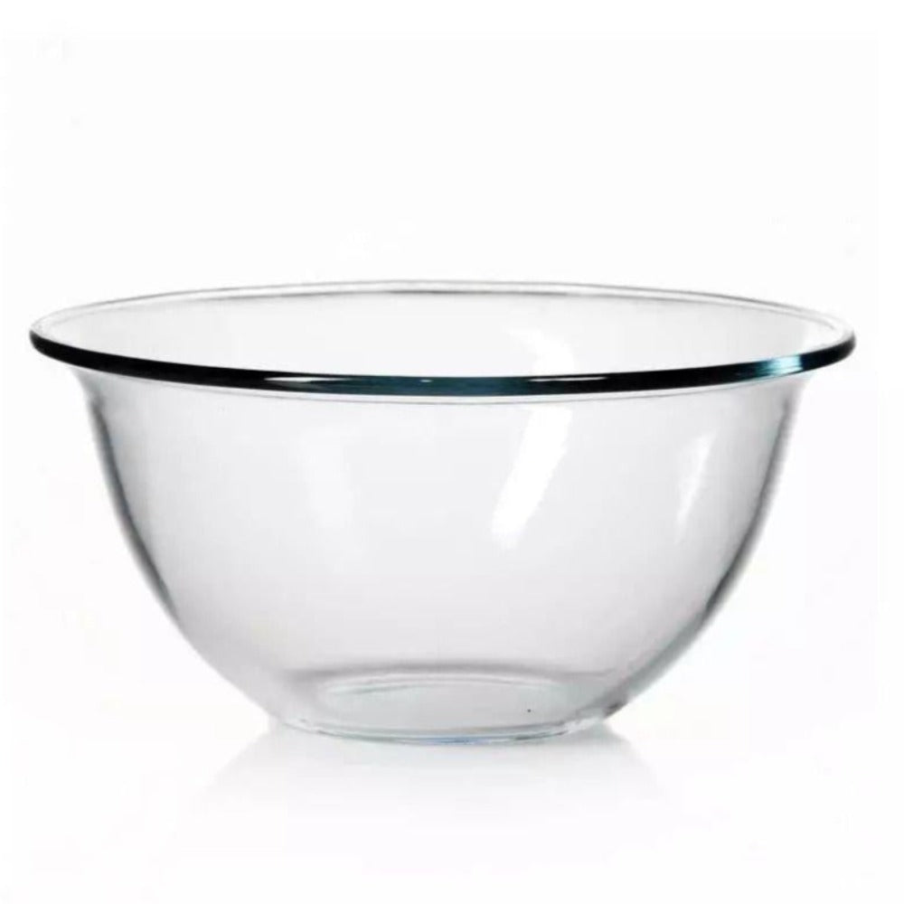 Pasabahce Large Glass Mixing Bowl — 102 Oz