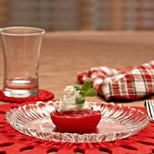 Pasabahce Aurora Glass Service Plate Round — 12.6 Inch