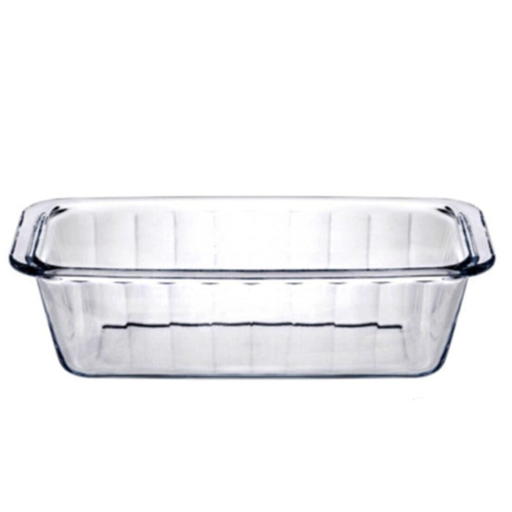 Glass Cake Mold Stylish Fluted — Pasabahce, 37 Oz
