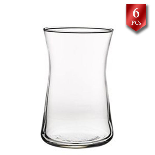 Turkish Tea Cup Set 6 Piece — Pasabahce Heybeli, 5.4 Oz