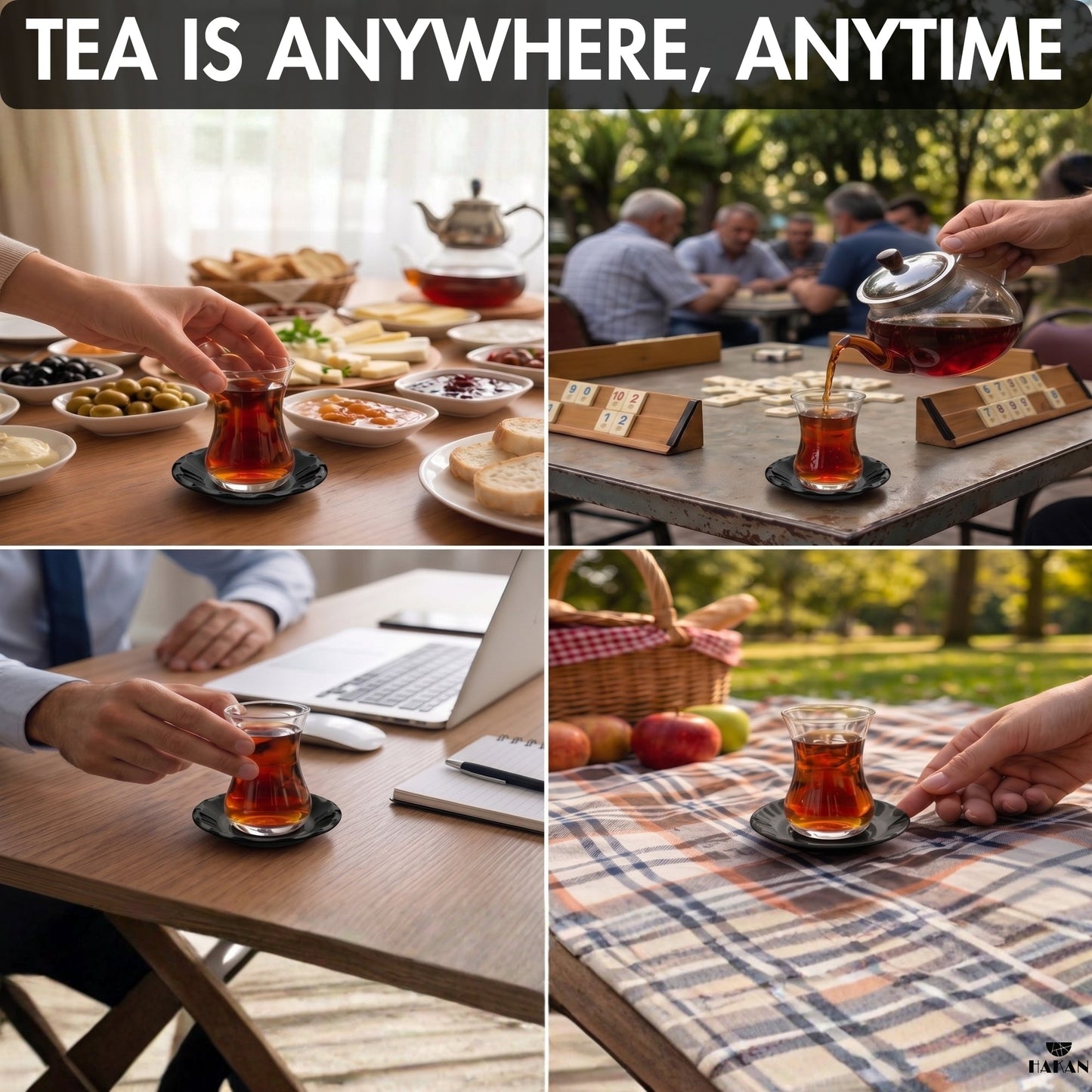Melamine Tea Saucers Unbreakable 6 Piece — , 4.3 Inch