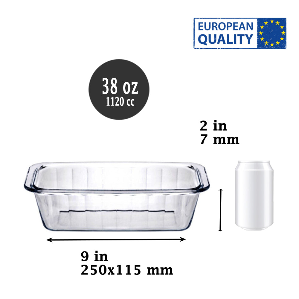 Glass Cake Mold Stylish Fluted — Pasabahce, 37 Oz
