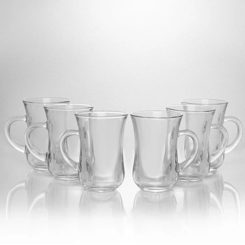 Turkish Tea Cups with Handle 4.75 Oz — Pasabahce