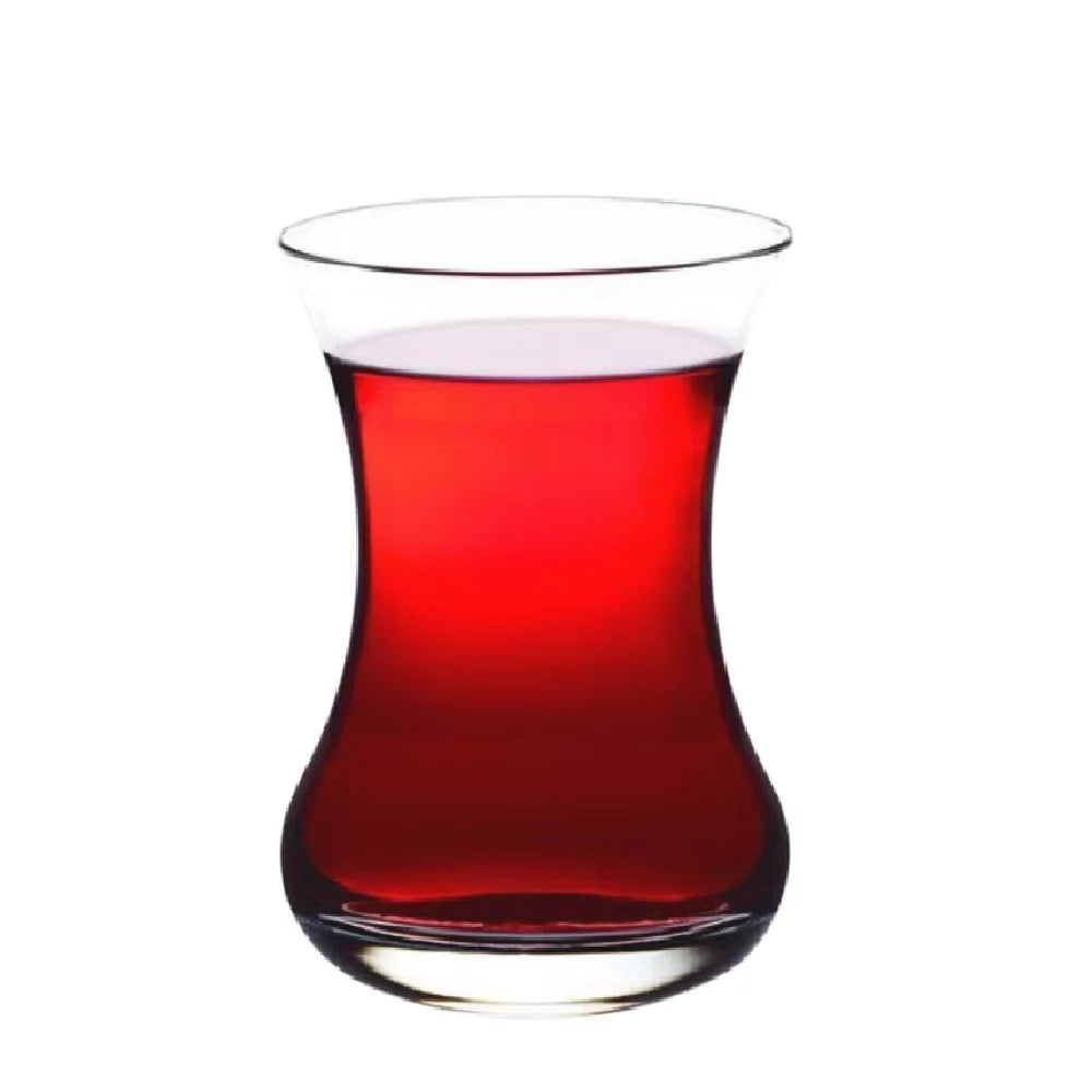 Turkish Tea Cup Set 6 Piece — Pasabahce Classic, 4.2 Oz