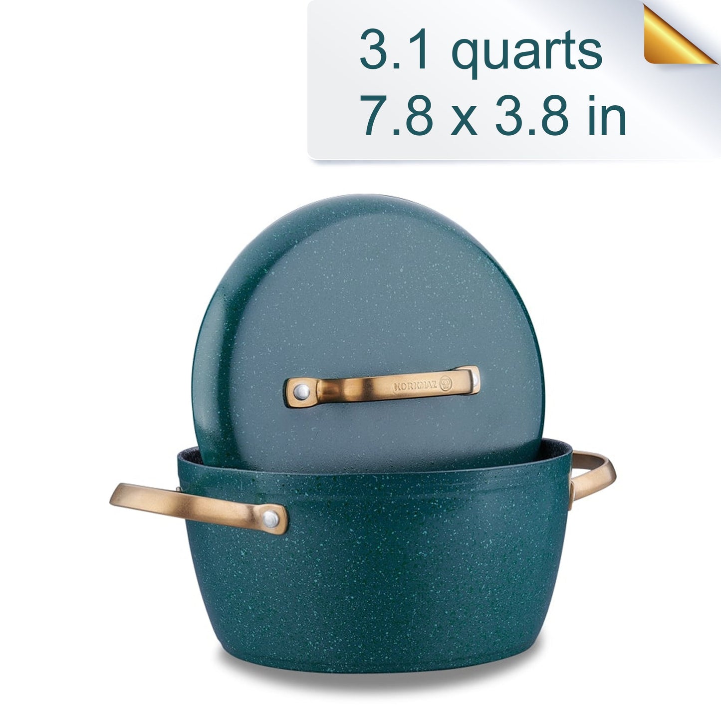 Korkmaz Vintage Pot and Pan Set — 5 Piece