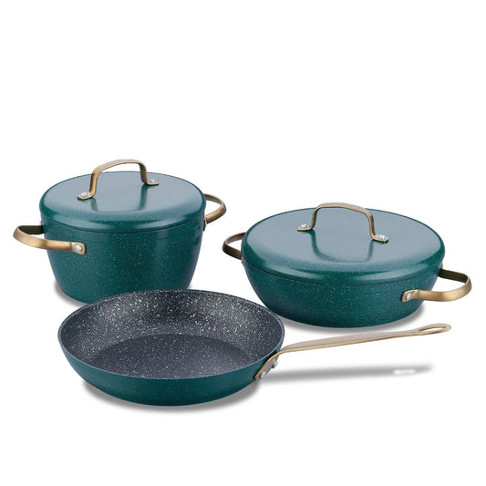 Korkmaz Vintage Pot and Pan Set — 5 Piece