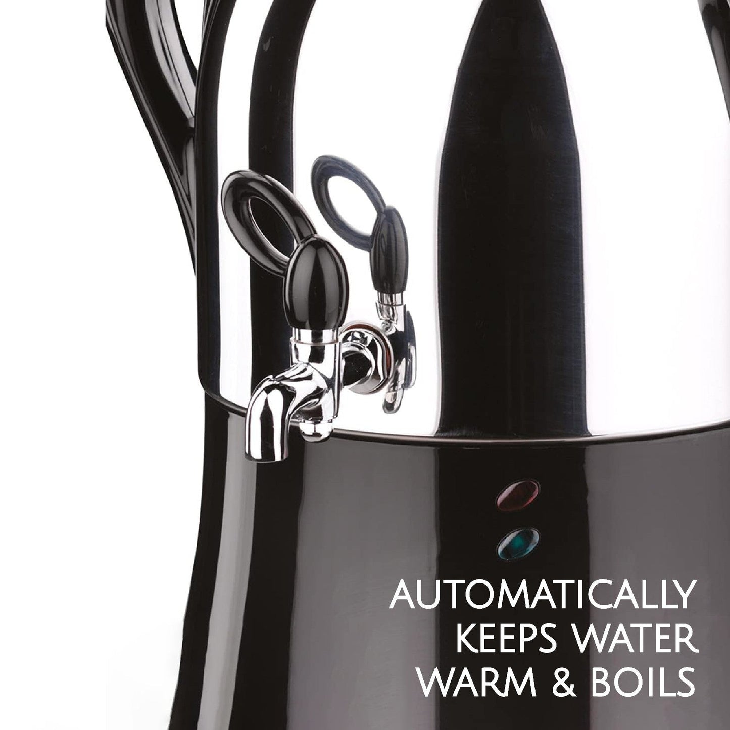 Electric Samovar Stainless Steel 4.1 L — Korkmaz Caykolik