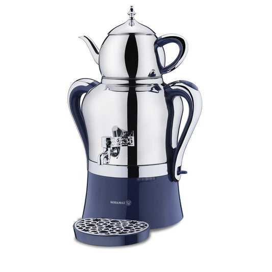 Electric Samovar Stainless Steel 4.8 L Premium — Korkmaz Hanedan