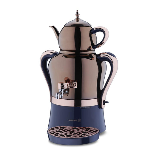 Electric Samovar Stainless Steel 4.8 L Premium — Korkmaz Hanedan